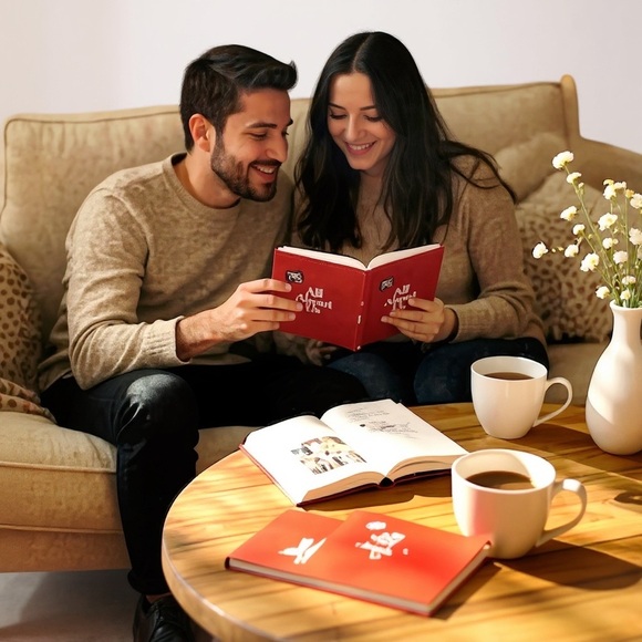 All About Us: For the Two of You. A Guided Journal by Phillip Keel. Hardcover‌‌‌ - Picture 7 of 7